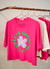 Cropped Grow pink com verde - comprar online