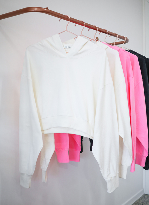 Moletinho cropped off-white