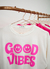 Cropped Good vibes off-white na internet