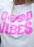 Imagem do Cropped Good vibes off-white