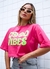 Cropped Good vibes pink