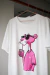 T-shirt Over Size Pantera Cor de Rosa - Use Ziss