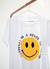 T-Shirt smile branca - comprar online