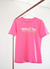 T-Shirt paciência é tudo rosa claro