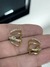 Brinco Ouro e Brilhantes Modelo Garras - M. Adriane