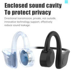 Fone de Ouvido Bluetooth, A Prova d'água, Condução óssea - shoppmake
