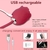 Vibrador 2 em 1,formato de rosa com sugador clitoriano e estimulador clitoriano - comprar online