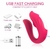 Vibrador casal com sugador clitoriano por aplicativo na internet