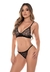 Conjunto de Tule Estampado e Renda - sem Bojo - comprar online