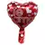 Balão Metalizado TE AMO 21cm com 02 Unidades