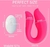Vibrador casal com sugador clitoriano por aplicativo