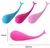 Vibrador por aplicativo controle remoto, formato de baleia. - loja online