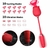VIBRADOR DUPLO FORMATO DE ROSA FLOWER FLEXÍVEL 10 MODOS DE VIBRAÇÃO - loja online