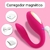 VIBRADOR CASAL ARTICULADO COM CONTROLE USB RECARREGÁVEL - PAIXÃO&PRAZER