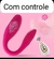 VIBRADOR CASAL ARTICULADO COM CONTROLE USB RECARREGÁVEL - comprar online