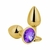 PLUG ANAL REDONDO DOURADO G