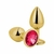 PLUG ANAL REDONDO DOURADO G - loja online