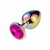 PLUG ANAL DE METAL COLOR COM PEDRA M