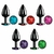 PLUG ANAL BLACK DIAMOND 7 X 2,8 CM DELICIOUS - comprar online