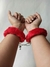 Algema De Metal Em Pelucia removivel Cuffs - PAIXÃO&PRAZER