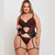 Conjunto Com Corselet Em Renda Choker E Ligas Dy Girl - loja online