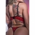 Conjunto Sexy Amor Meu Em Renda Com Cinta Liga - PAIXÃO&PRAZER