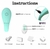 Vibrador casal com com controle 10 vibrações