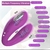 Vibrador casal com com controle 10 vibrações bem potente - PAIXÃO&PRAZER