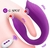 Vibrador casal com sugador clitoris controle 10 vibrações