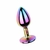 PLUG ANAL DE METAL COLOR COM PEDRA M