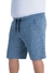 Bermuda Moletom Cobra D'agua Dia Casual - Azul