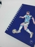 Caderno A5 com linha Atletas - Papelaria Esporte Clube