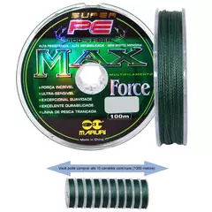 Linha Multifilamento Maruri PE Max Force 100 METROS - comprar online