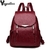 Mochila feminina mochila de viagem grande mochila de couro do plutônio bolsa pa na internet