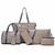 KIT Bolsas luxuosas de couro para mulheres, bolsa de ombro de alta qualidade crossbo - loja online
