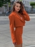 Blazer 2 Peças Outfit Mulheres Casaco Colheita de Manga Longa +saia Cintura alta na internet