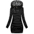 Vestido de moletom feminino monocromático de bolso com zíper, feminino solto c