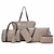 KIT Bolsas luxuosas de couro para mulheres, bolsa de ombro de alta qualidade crossbo - BÉKA SHOPS