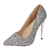 Sapatos de salto alto salto fino, super alto, pr - comprar online