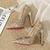 Sapatos de salto alto salto fino, super alto, pr - comprar online