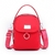 Bolsa de ombro de tecido resistente 3 camadas, mini bolsa feminina, na internet