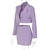Blazer 2 Peças Outfit Mulheres Casaco Colheita de Manga Longa +saia Cintura alta - comprar online