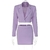 Blazer 2 Peças Outfit Mulheres Casaco Colheita de Manga Longa +saia Cintura alta - comprar online