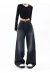HOUZHOU-Jeans femininos Vintage de perna larga, calças jeans Harajuku Baggy, st - loja online