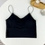 ITOOLIN Mulheres Lce cropped De Seda Underwear t-shirt Lingerie Strapy Algodão S - loja online