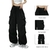 Imagem do Calça feminina retrô reta de trabalho, casual folgada, calça de perna larga,