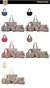 KIT Bolsas luxuosas de couro para mulheres, bolsa de ombro de alta qualidade crossbo - comprar online