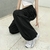 Imagem do Calça feminina retrô reta de trabalho, casual folgada, calça de perna larga,