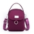 Bolsa de ombro de tecido resistente 3 camadas, mini bolsa feminina, - loja online