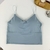 ITOOLIN Mulheres Lce cropped De Seda Underwear t-shirt Lingerie Strapy Algodão S - loja online